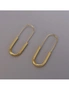 Bullion Gold Havana Gold Titanium Dangle Earrings, hi-res