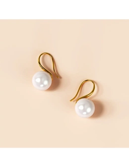 Bullion Gold Pearlesque Elegance Earrings