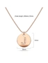 Bullion Gold Initials Fabulous Alphabet Letter Necklace Rose Gold Layered Steel Jewellery - J, hi-res