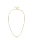 Bullion Gold Cuban Pearl Paperclip Necklace in Gold, hi-res
