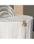 Bullion Gold Clear Robyn Rectangular Pendant Necklace, hi-res