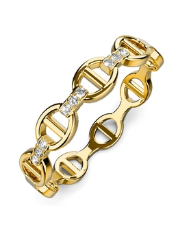 Bullion Gold Daphne Link Ring In Gold