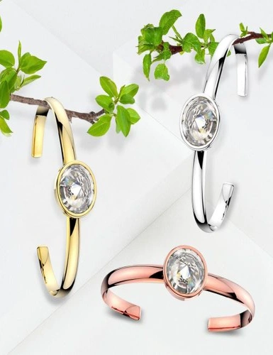 Krystal Couture Blair Bangle Embellished with Swarovski® crystals, hi-res image number null