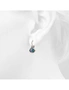 Krystal Couture Ultramarine Clustered Austrian Crystal Leverback Earrings In Rose Gold, hi-res