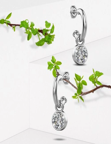 Krystal Couture Colette Earrings Embellished with Swarovski® crystals, hi-res image number null