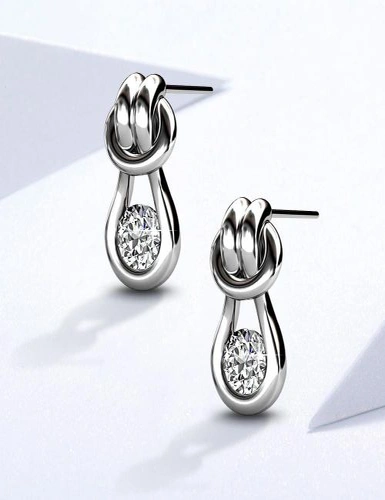Krystal Couture Endulge Earrings Embellished with Swarovski® crystals, hi-res image number null