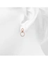 Krystal Couture Orbit of Elegance Earrings Embellished with Swarovski® Crystal in Rose Gold, hi-res
