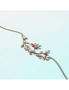 Krystal Couture Petalia Pink Necklace Featured Swarovski® Crystals in Rose Gold, hi-res