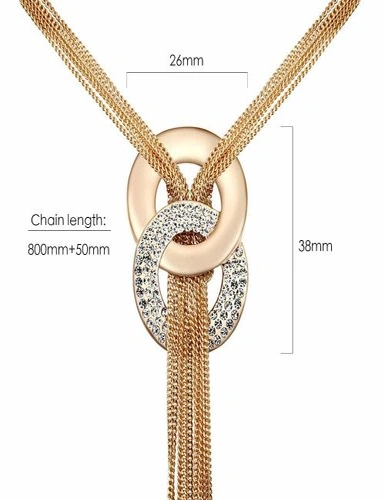 Krystal Couture Horizons Long Necklace Embellished with Swarovski® crystals, hi-res image number null