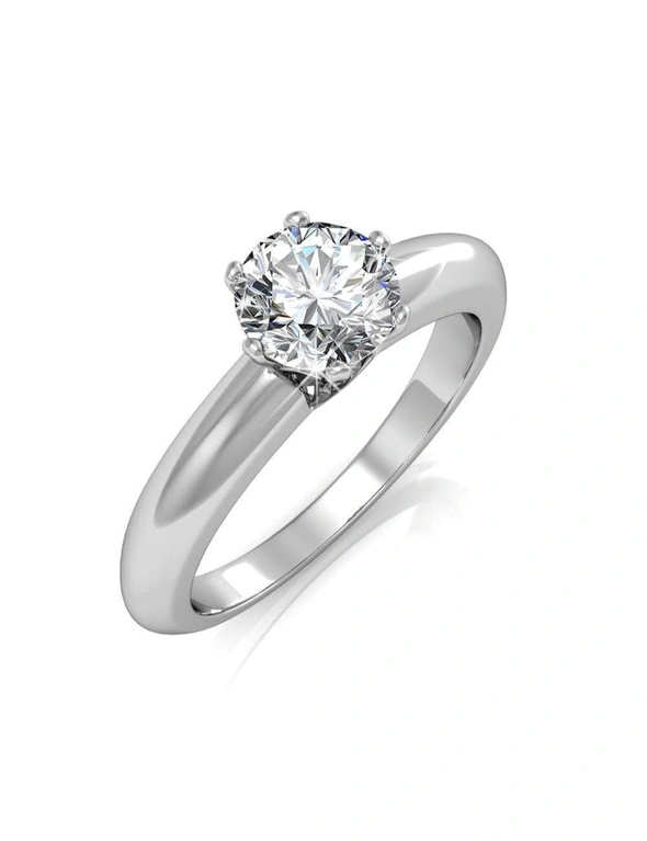 Krystal Couture Jewel In The Palace Solitaire Ring Embellished with Swarovski® crystals - US 6, hi-res image number null