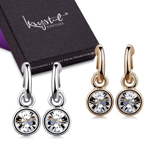 Krystal Couture Boxed Earrings Set Embellished with Swarovski® Crystals ...