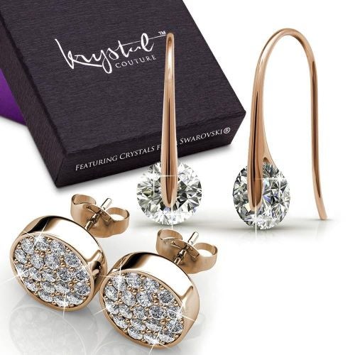 Krystal Couture Boxed Earrings Set Embellished with Swarovski® crystals ...