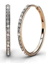 Krystal Couture Boxed 2-Pairs Encrusted Hoop Earrings Set Embellished with Swarovski® crystals, hi-res