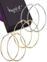 Krystal Couture Boxed 3 Pairs Trishia Hoop Earrings Set, hi-res
