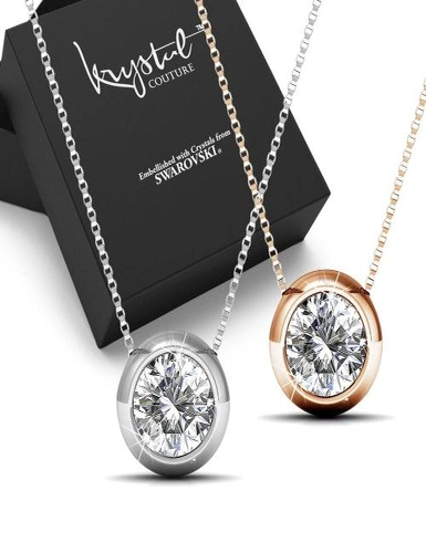 Krystal Couture Boxed 2pc Necklace Set Embellished with Swarovski® Crystals, hi-res image number null