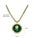 Bullion Gold Boxed Verdant Floral Necklace and Stud Earring Set in Gold, hi-res
