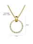 Krystal Couture Boxed Orbit Beauty Bracelet & Charm Necklace Set with Swarovski® Crystal in Gold, hi-res