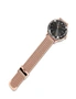 Krystal Couture Krystal Couture Geometric Mineral Glass Feat Swarovski® Crystal Watch Rose Gold Black, hi-res