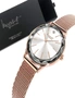 Krystal Couture Krystal Couture Geometric Mineral Glass Feat Swarovski® Crystal Watch Rose Gold White, hi-res