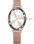 Krystal Couture Krystal Couture Geometric Mineral Glass Feat Swarovski® Crystal Watch Rose Gold White, hi-res