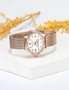 Krystal Couture Sensational Lux Rose Gold on White Watch Embellished With Swarovski® Crystals, hi-res