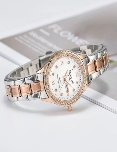 Krystal Couture Lustrous Dual Tone Watch Embellished With Swarovski® crystals, hi-res image number null