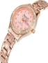 Krystal Couture Lustrous Rose Gold Pink Watch Embellished With Swarovski® crystals, hi-res