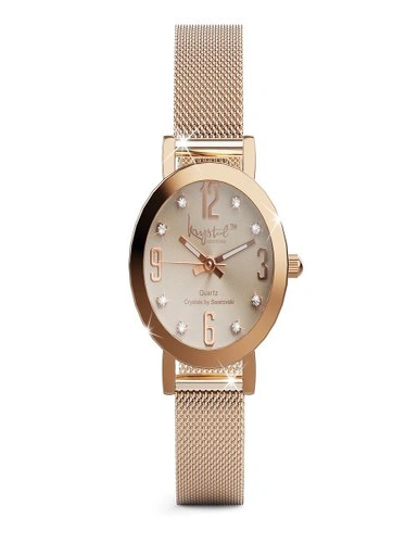 Krystal Couture The Hour Check Krystal Watch Embellished With Swarovski®Crystals, hi-res image number null