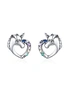 Solid 925 Sterling Silver Colourful Unicorn Stud Earrings, hi-res