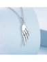 925 Signature Silver Solid 925 Signature Silver Stolen Wing Silver Pendant Necklace, hi-res