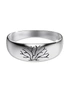 Solid 925 Sterling Silver Antique Tree of Life Ring, hi-res