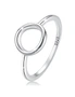 925 Signature Silver Solid 925 Sterling Silver Silver Halo Ring, hi-res