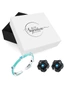 925 Signature Silver Boxed Solid 925 Sterling Silver Hints Of Blue Ring & Earrings Set, hi-res