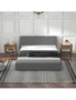 Milano Luxury Gas Lift Bed With Headboard, hi-res