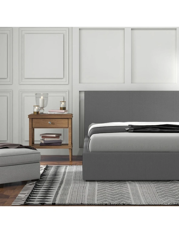 Milano Luxury Gas Lift Bed With Headboard, hi-res image number null