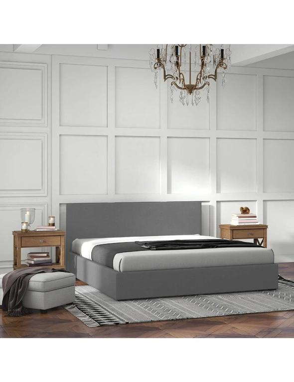 Milano Luxury Gas Lift Bed With Headboard, hi-res image number null
