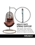 Arcadia Furniture Outdoor Hanging Egg Chair, hi-res