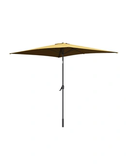Arcadia Furniture Outdoor 3 Metre Garden Umbrella with In-Built Solar LED Lights
