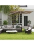 Arcadia Furniture Outdoor 3 Metre Garden Umbrella with In-Built Solar LED Lights, hi-res
