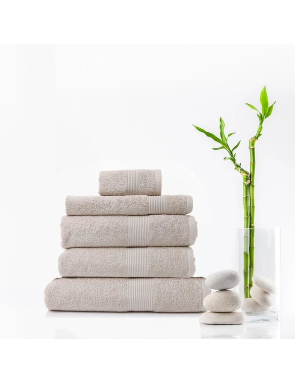 Royal Comfort 5 Piece Cotton Bamboo Towel Set, hi-res image number null