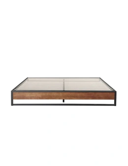 Sorrento Metal and Wood Bed Base