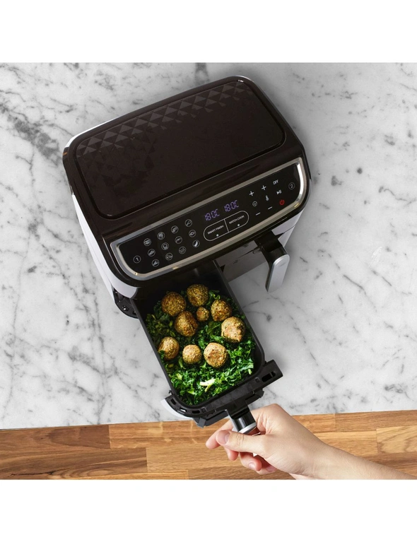 Kitchen Couture Duo Digital 2 x 4.5L Dual-Zone Air Fryer - Black, hi-res image number null