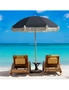 Havana Outdoors Fringed Beach Umbrella, hi-res