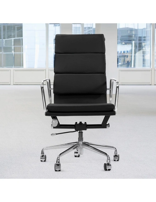 Milano Premium Replica Black Soft Pad Eames Chair, hi-res image number null