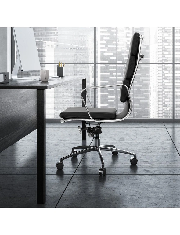 Milano Premium Replica Black Soft Pad Eames Chair, hi-res image number null