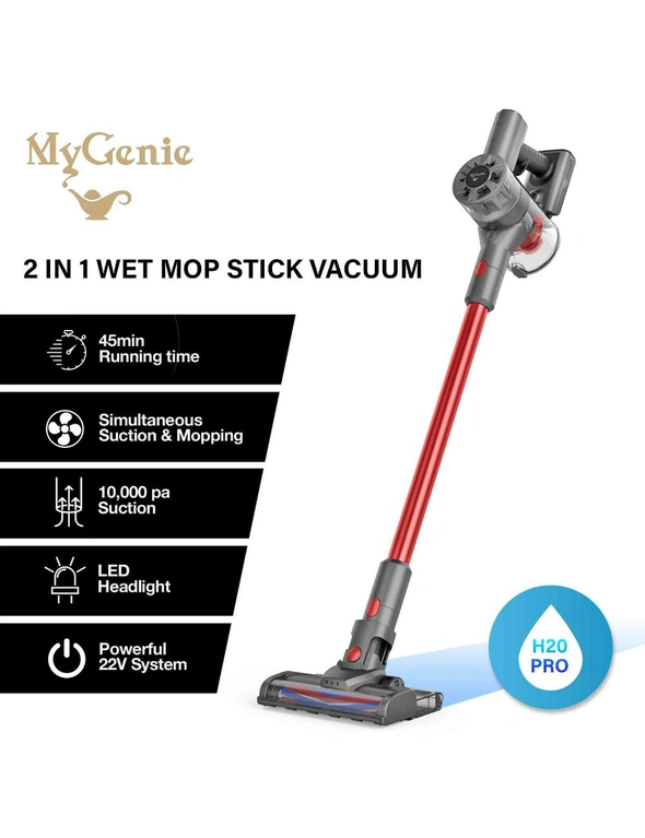 My Genie X5 H20 PRO Stick Vacuum with Mop Function, hi-res image number null
