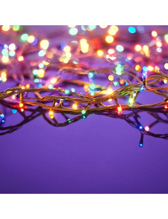 Milano Decor Solar Outdoor Fairy Lights - Multicoloured - 200 Lights, hi-res image number null