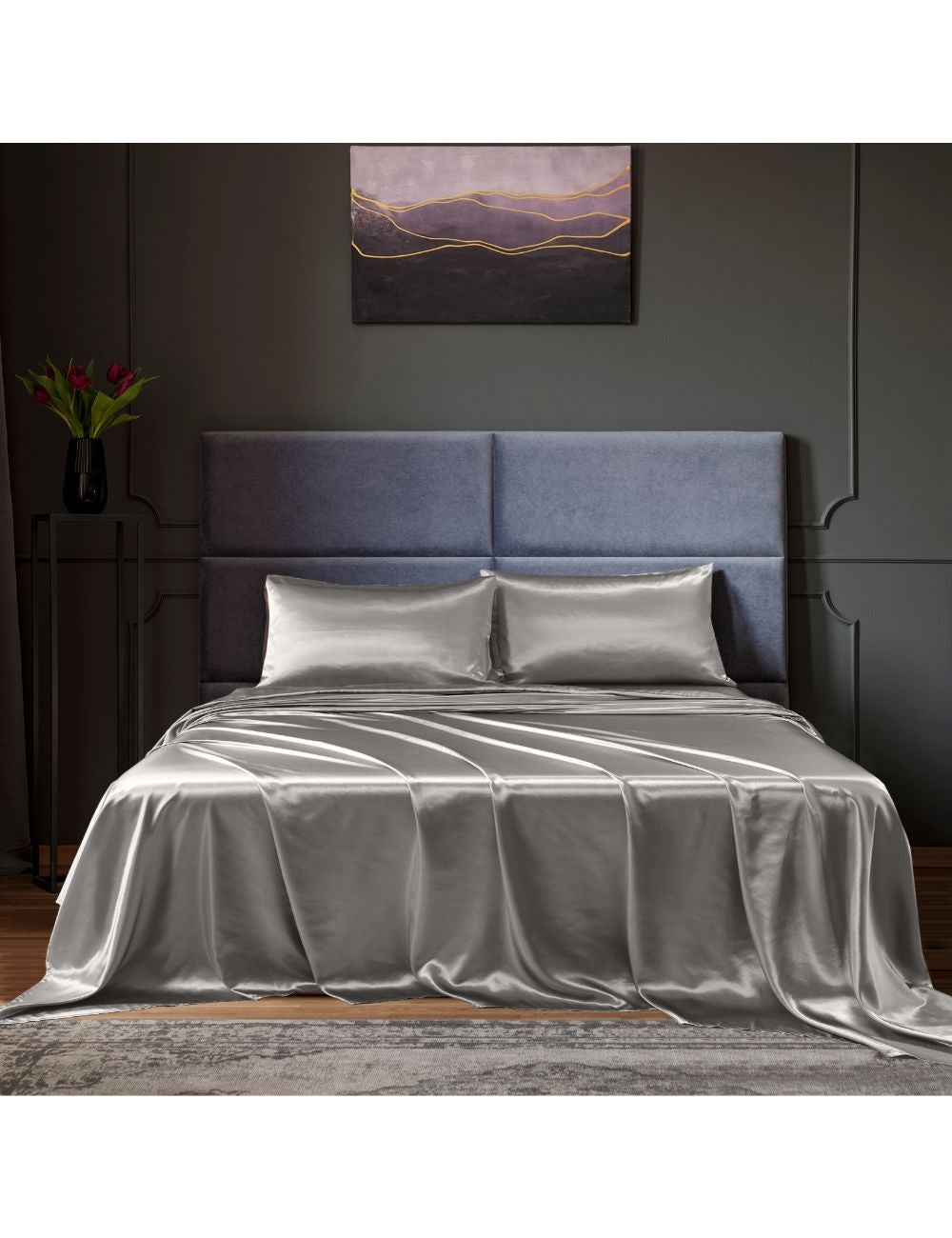 Royal Comfort 4 Piece Satin Sheet Set | EziBuy NZ