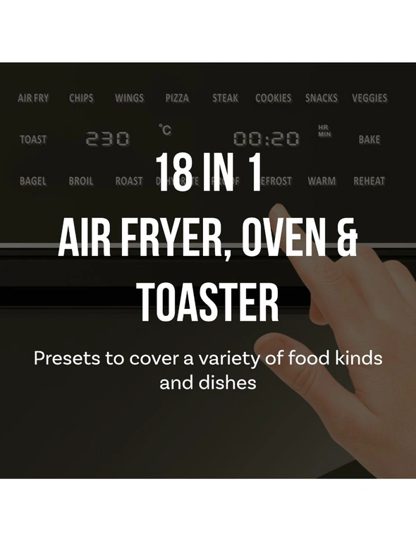 Kitchen Couture 30 Litre Air Fryer Black, hi-res image number null