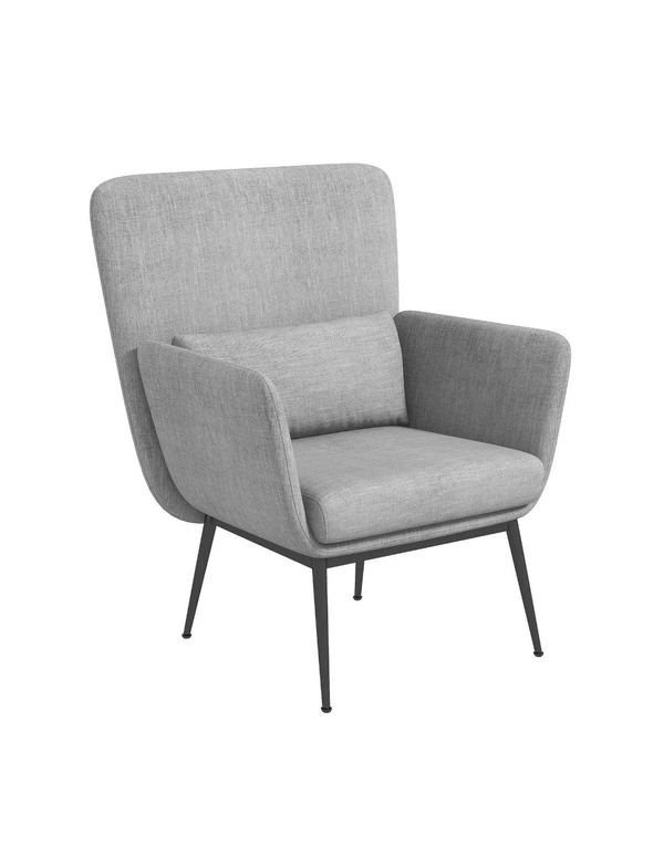 Casa Decor Cora Light Grey Accent Chair, hi-res image number null